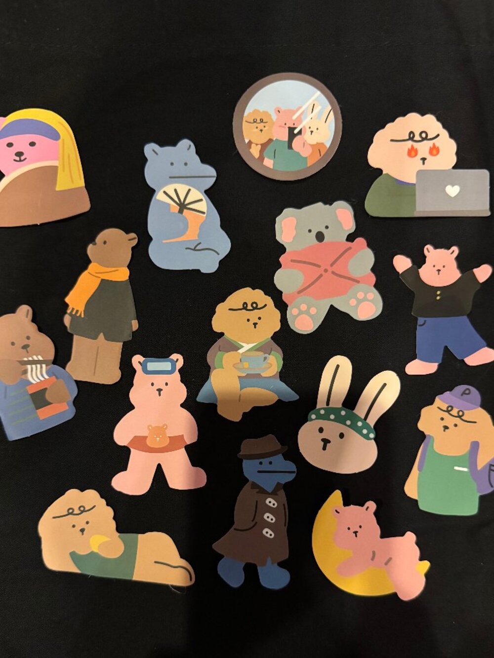 Adorable Animal Sticker Collection  (15pc)